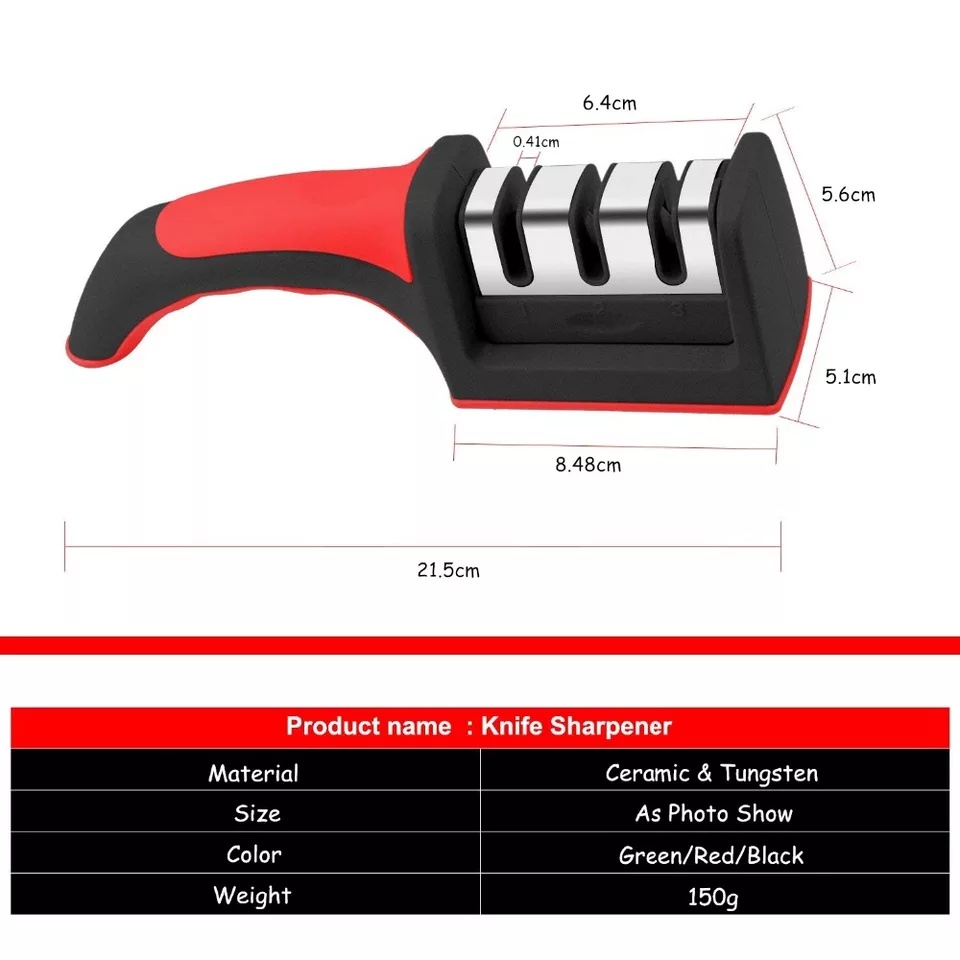 Pengasah Pisau Gunting / Alat Asahan Pisau / Knife Sharpener Penajam Pisau / Alat Asah Pisau Praktis