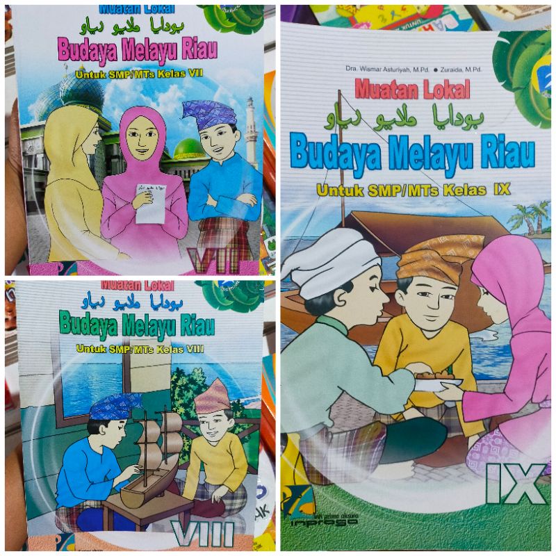 Buku BMR : Muatan Lokal Budaya Melayu Riau Kelas 7 8 9 SMP/MTs | Dra. Wismar Asturiyah