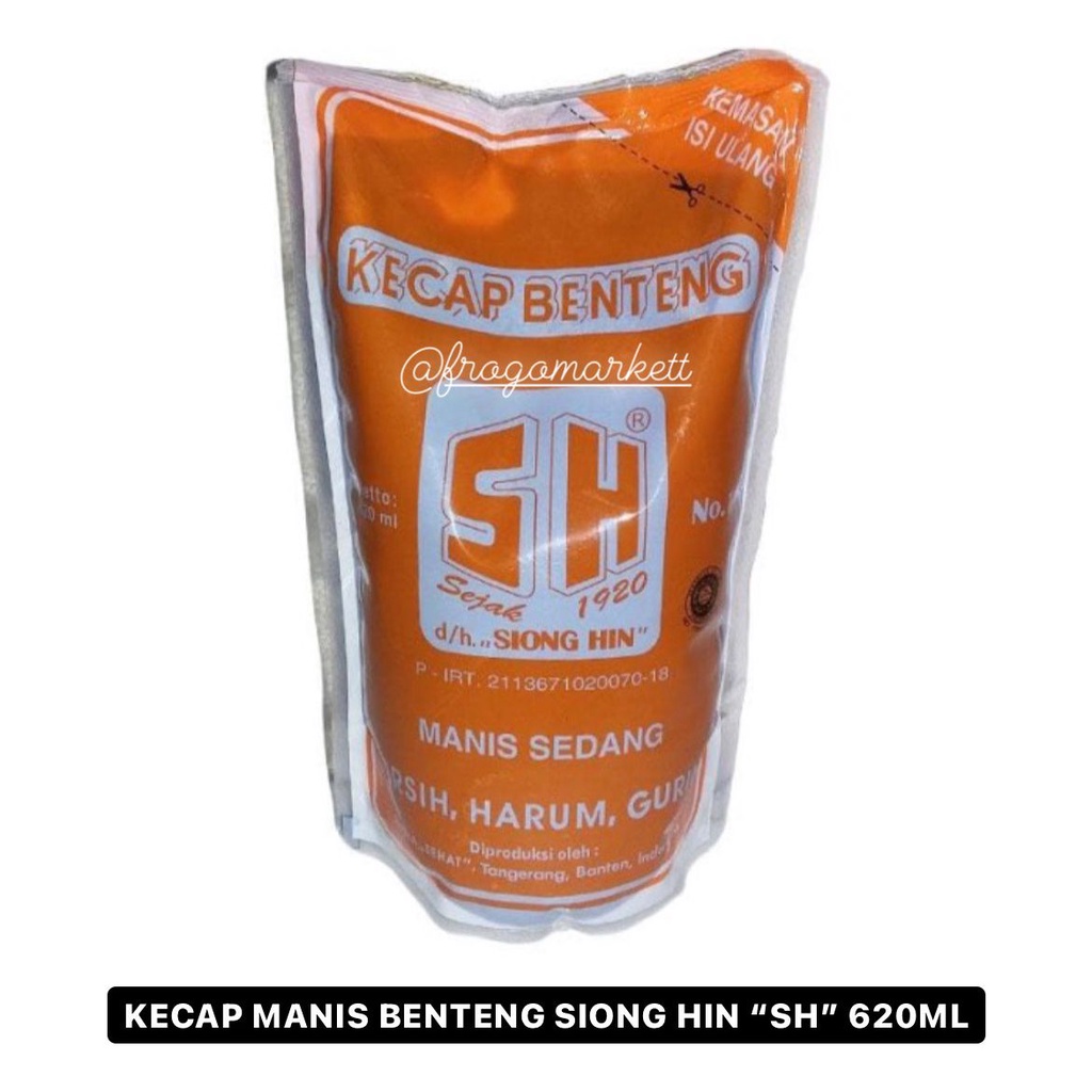 Kecap Manis Benteng Refill Siong Hin &quot;SH&quot; 620ml