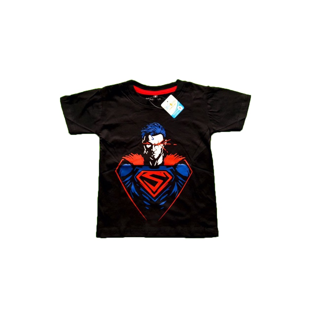 Baju / Kaos Distro Anak Laki Laki dan Perempuan/ Unisex / Baju / Motif Superman