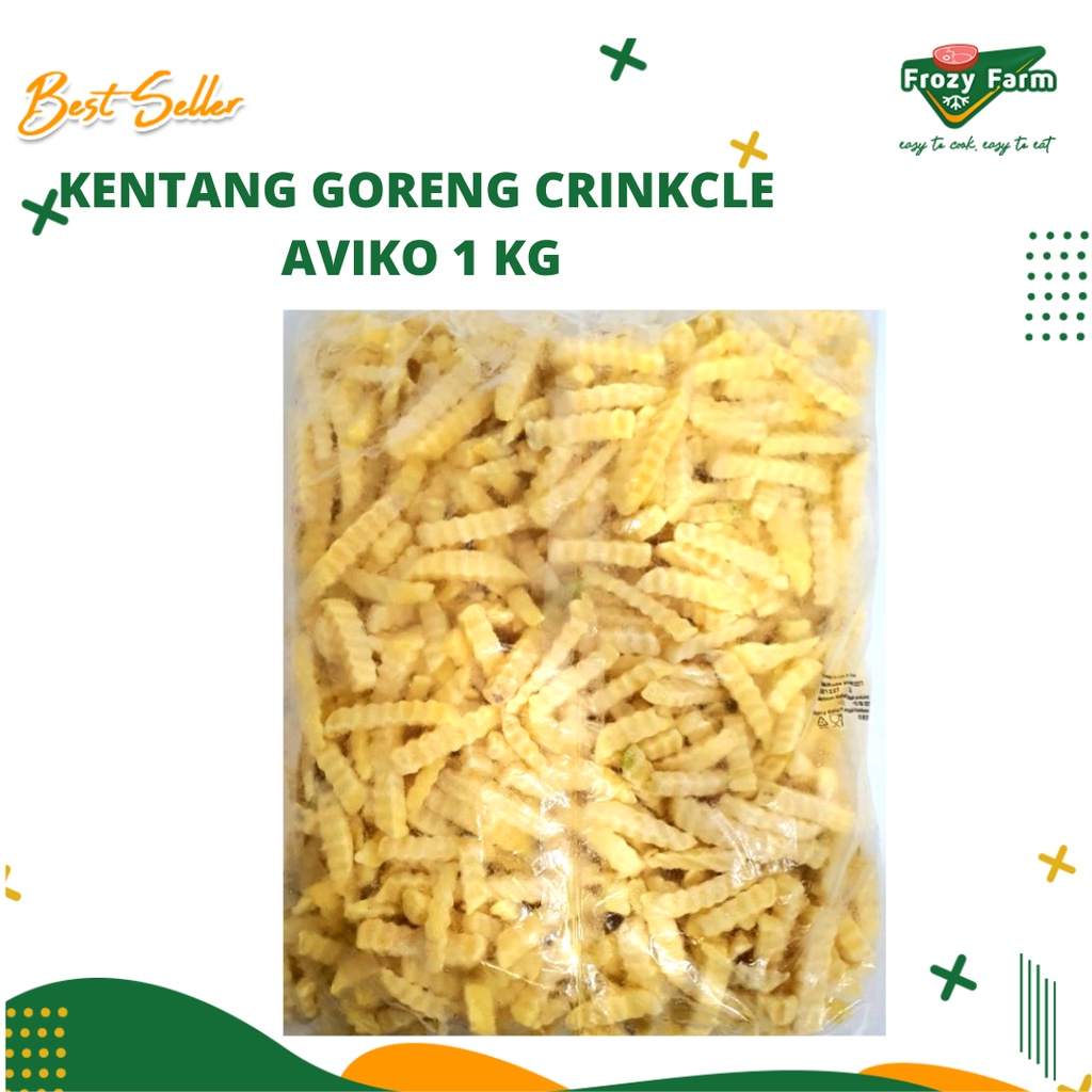 

KENTANG GORENG CRINKCLE AVIKO 1 KG