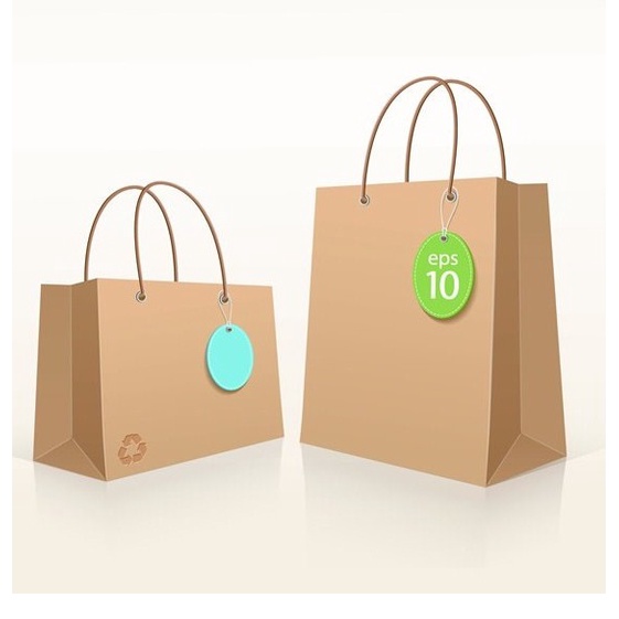 

PAKET 150 PCS paper bag / PAPER BAG WARNA / ukuran 21 x 28 x 10 Cm