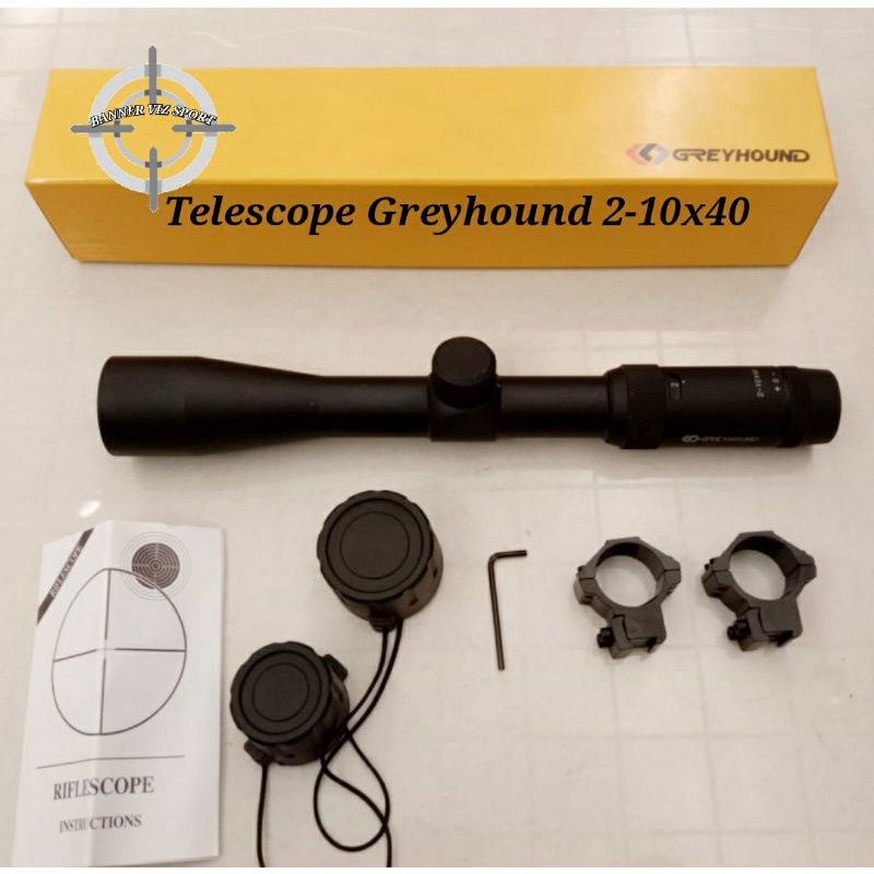 telescope/riflescope  Greyhound 2-10x40