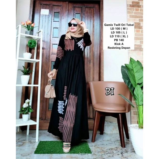 GAMIS BATIK SUPER TUWIL ORI,GAMIS MODEL TERKINI