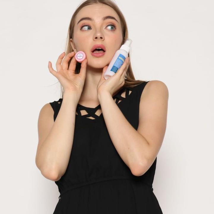 Z5RT PAKET GLOW UP SKINCARE | Liquid Fondation Glow + Face Mist + red jelly [KODE90]