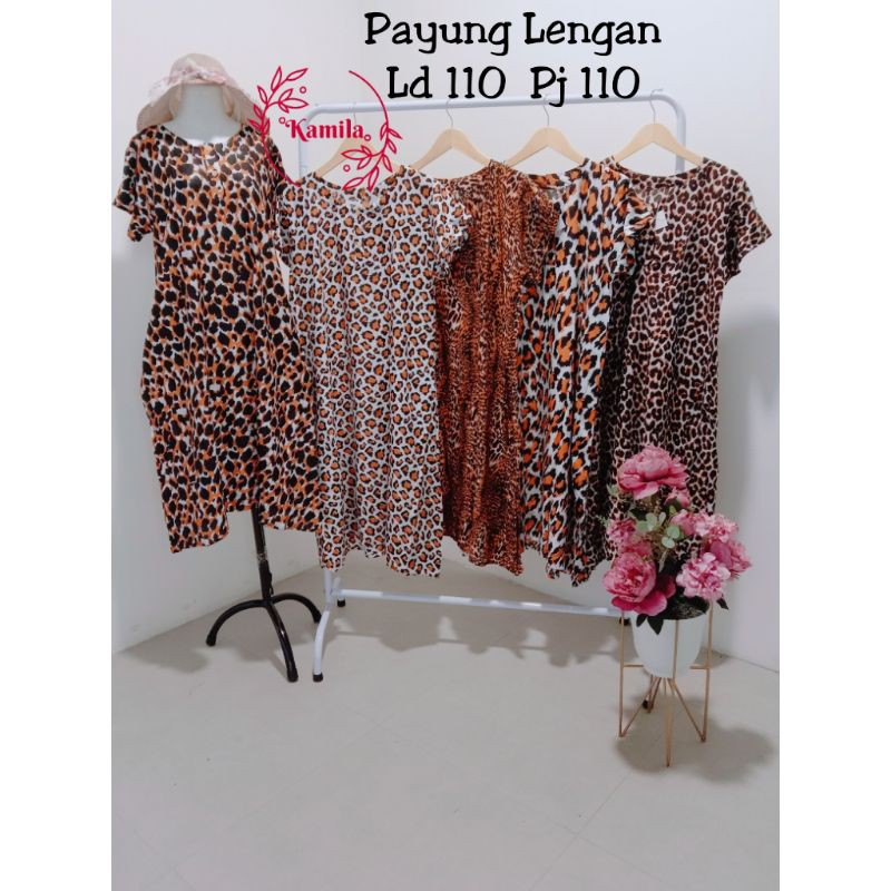 daster payung leopard seri an 5pcs belom ecer