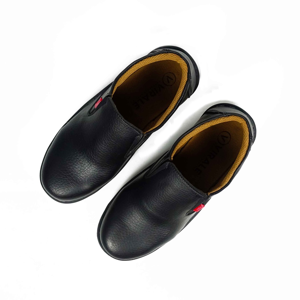 Sepatu Safety Semi Boots Pria Ujung Besi Model Slip On Mamojo Store SEFIRO