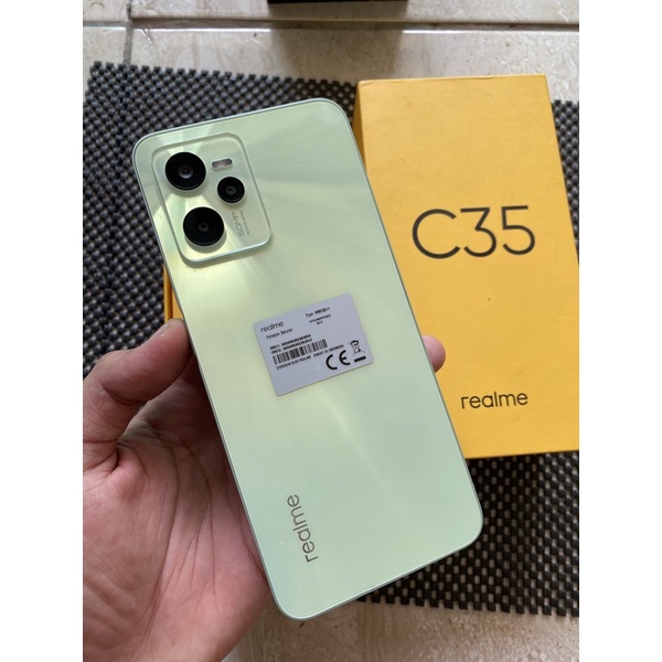 Realme C35 4/128GB Garansi Second Fullset Original