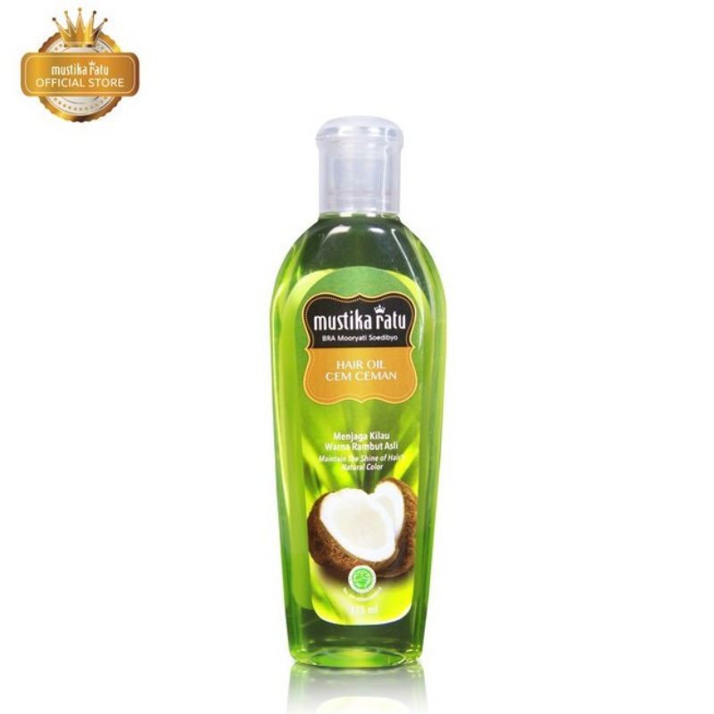 Mustika Ratu Minyak Rambut Cemceman 175ML / Minyak Kelapa / Menghitamkan