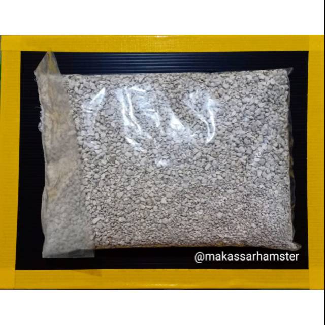 Pasir Zeolit 1kg alas kandang hewan sugar glider / hamster / landak