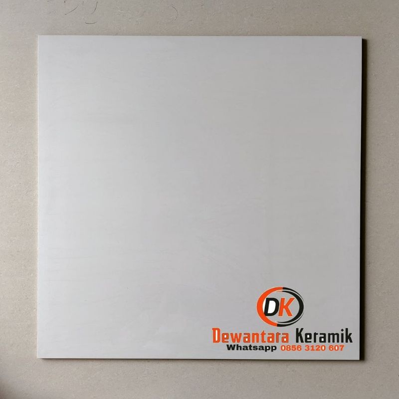 Granit Lantai Glass Polish Putih Polos 60×60 Ceranosa Cj36060000FH Pare Kediri
