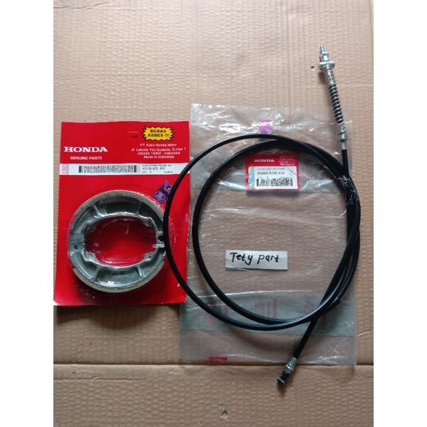 kampas+kabel rem honda Vario 110 karbu