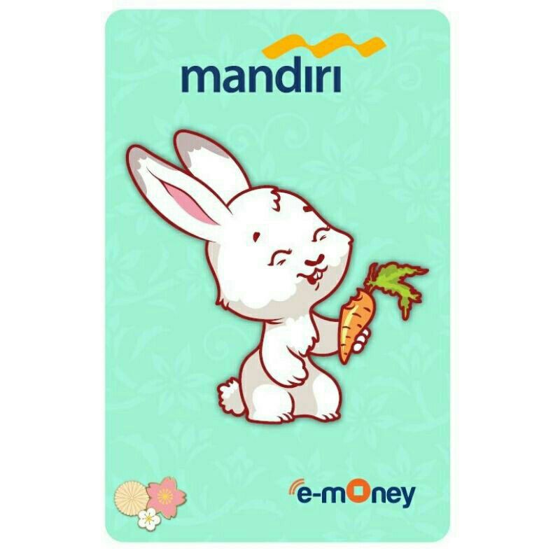 eMoney Mandiri Shio KELINCI (Rabbit) ORI /Like eTOLL Tapcash Flazz or Brizzi