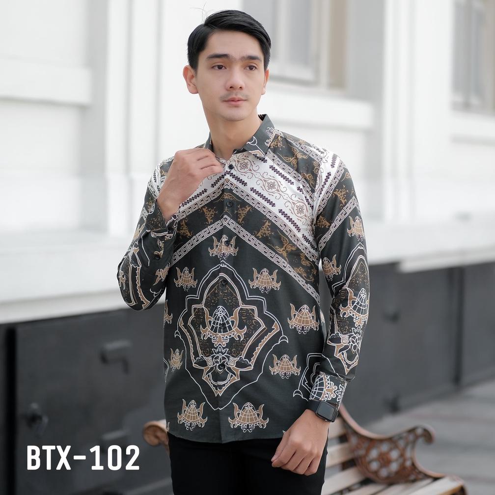 New Arrival Distro Batik Pria Bordir Sogan Hrbo26 Batikaf Notoarto Batik Ipnu-Ipnu Hem Pria Keren011