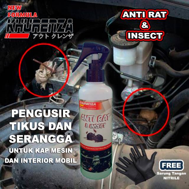 [COD]Cairan Pengusir Tikus dan serangga Ampuh Dikap Mobil Anti Rat &amp; Insect Khurenza