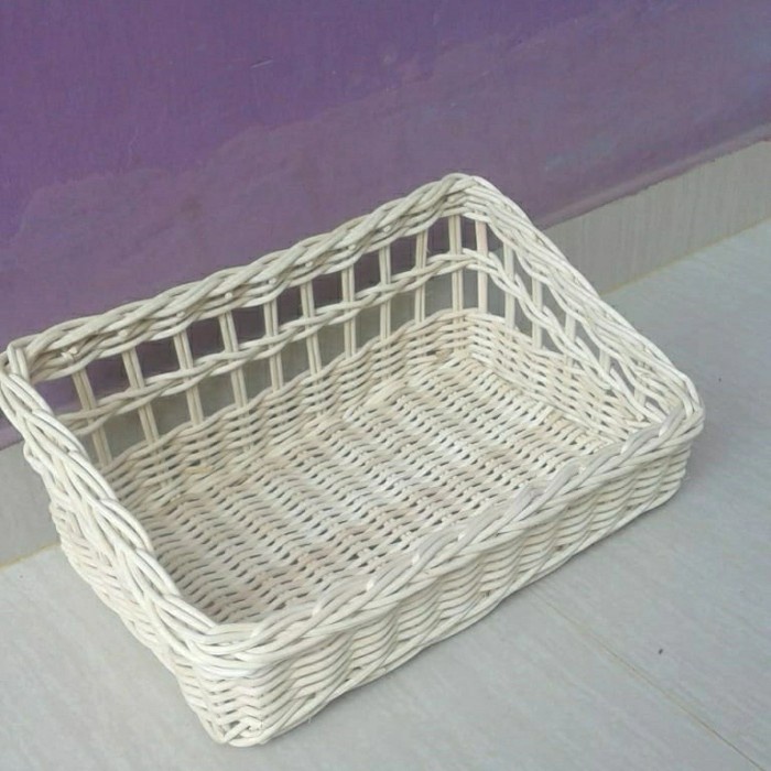 keranjang rotan parsel sovenir murah 35 X 23 X 15 cm