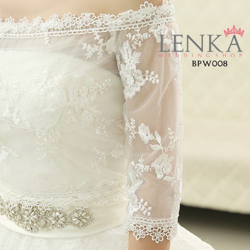 [TOKO TERPERCAYA] CARDIGAN WEDDING BOLERO PENGANTIN PERNIKAHAN BROKAT BPW008