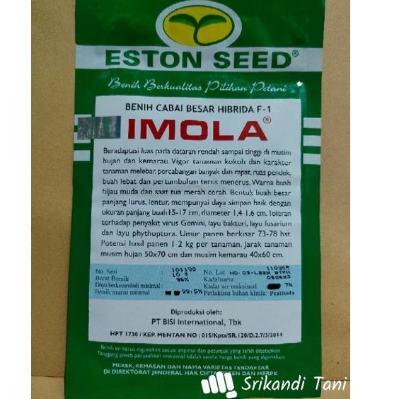 Paling Dicari.. Cabe Besar Imola New F1 Cabe Besar Hibrida New Imola Buah Lebat Kemasan 10gr Origina