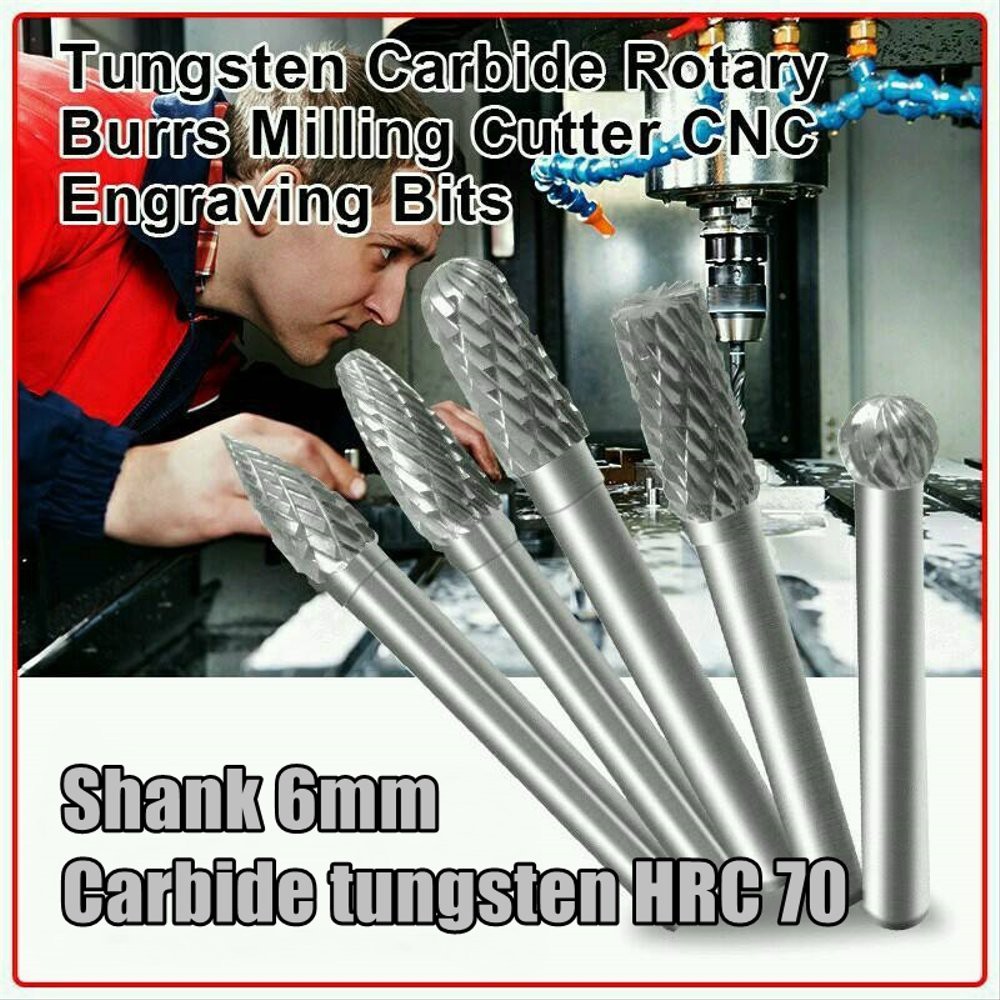 set 5pcs mata bor grinding kikir ukir kerok porting milling tuner