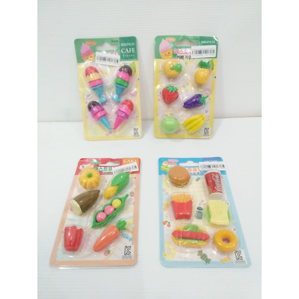 

Penghapus Bentuk Makanan Lucu