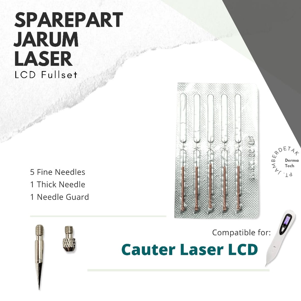 Needle jarum sparepart laser mole removal penghilang tato flek tai lalat kutil