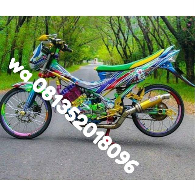 KNALPOT KOU KIDAL VIXION SATRIAFU MX KING MEGAPRO TIGER VERZA SONIC BISON SCORPIO SUPRA X JUPITER