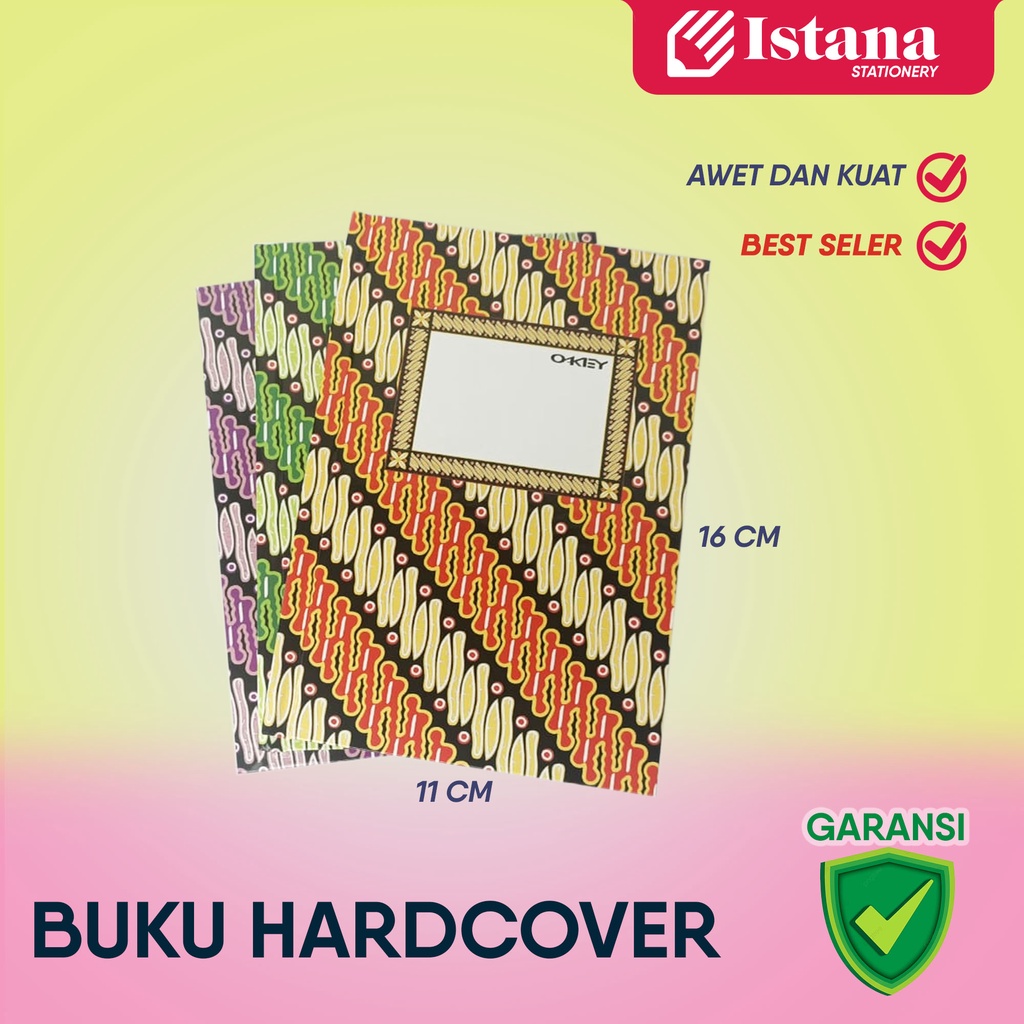 

[TERLARIS] BUKU TULIS HARDCOVER 16 X 11 CM