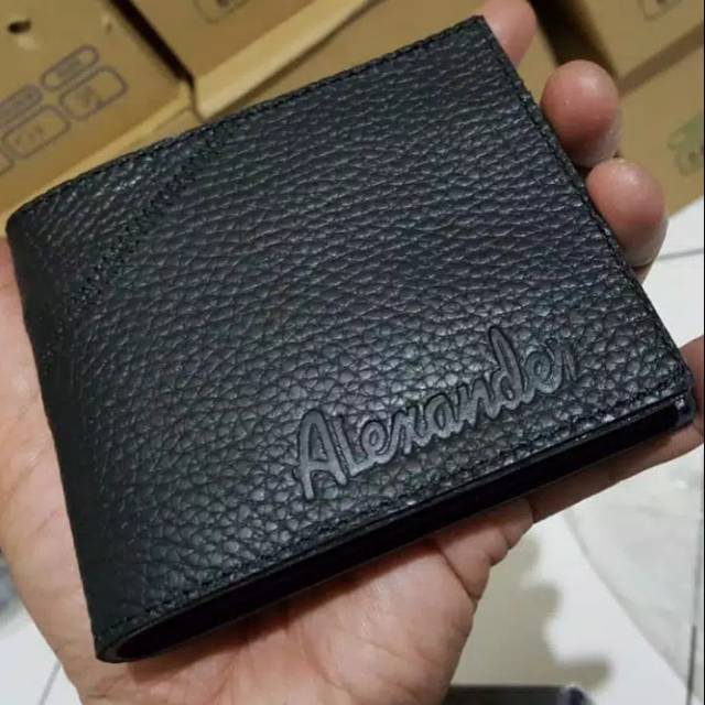 Dompet lipat pria kulit  Alive sophie martin taurion
