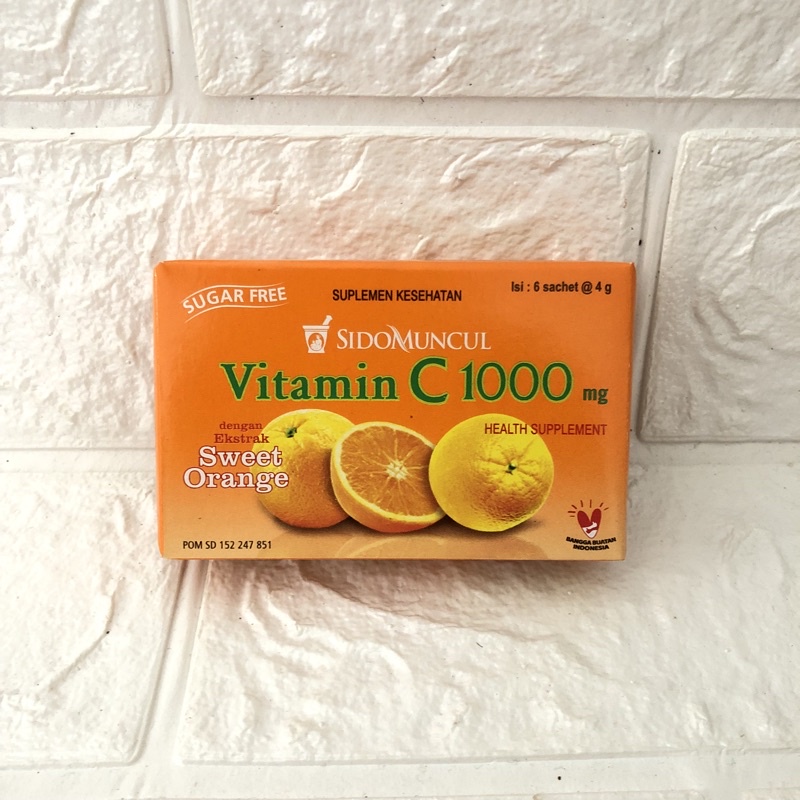 

Sidomuncul Vitamin C 1000 Rasa Jeruk