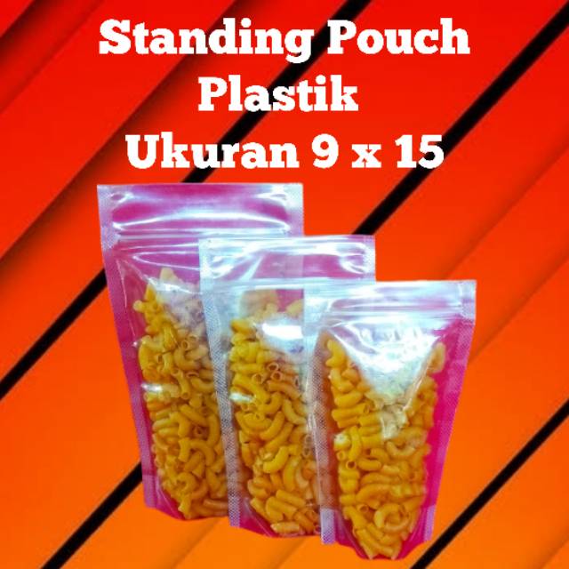 

Plastik Standing Pouch Seal Lebar Ukuran 9x15