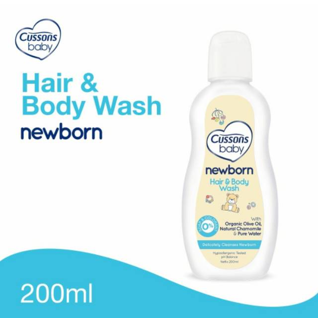 CUSSONS BABY New Born Hair &amp; Body Wash 200ml