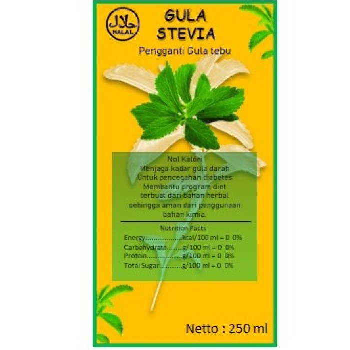 Gula Stevia Cair 250 ml