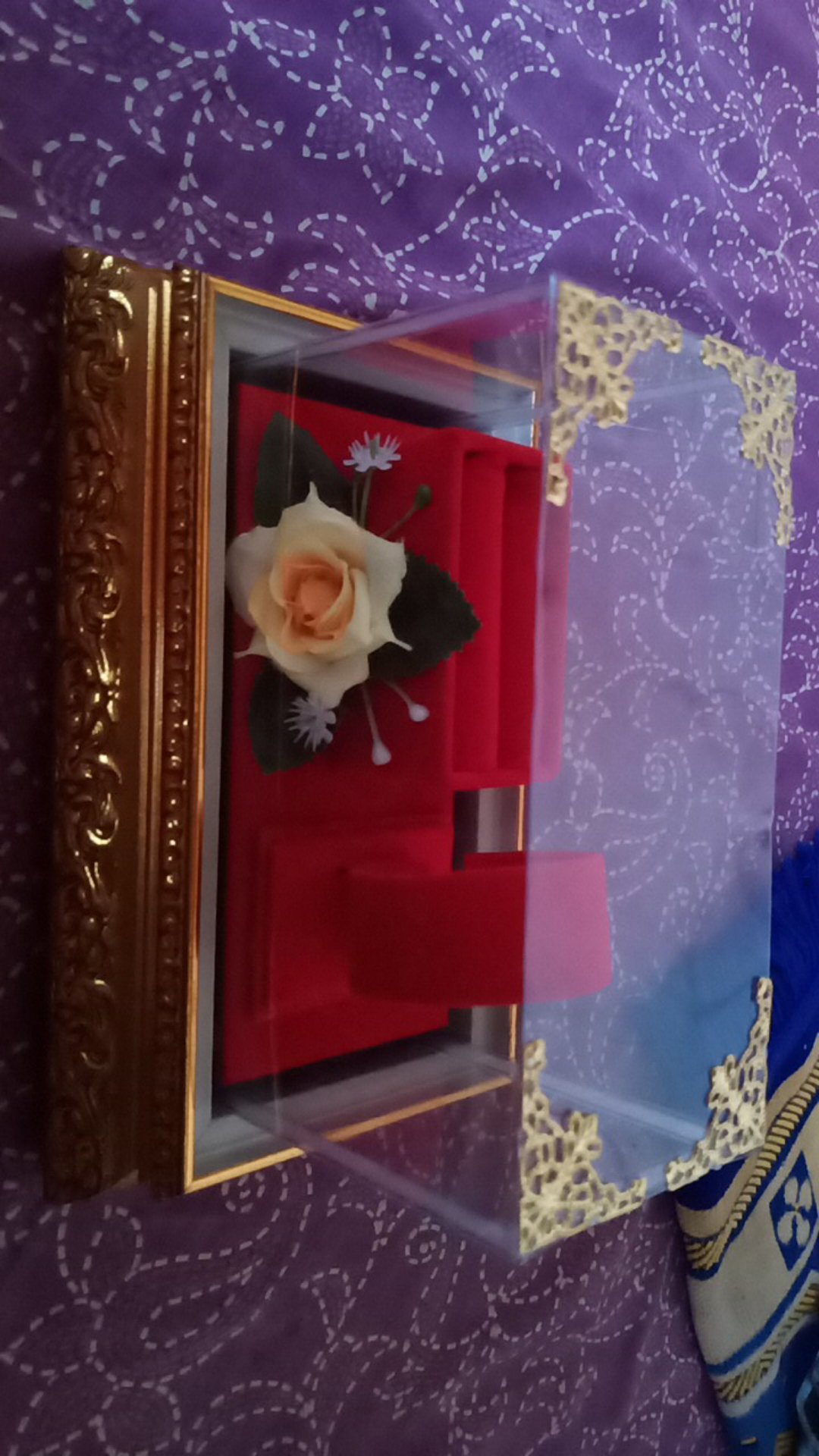 Kotak Cincin Gelang Frame Tutup Mika Untuk Seserahan/ Lamaran Fcg