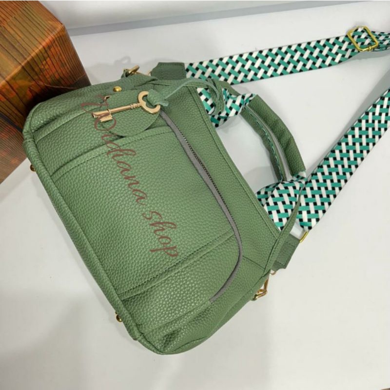 (Adelia Bag)WidianaTas Selempang Wanita Fashion Sling Bag Women Shoulder Bag Kulit Jeruk
