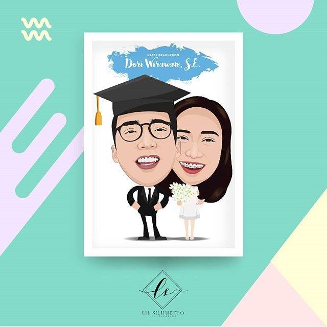 

Karikatur Couple Size a2 board