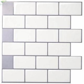 Stiker  Dinding  Motif Batu Bata  Warna Putih  untuk Ruang 