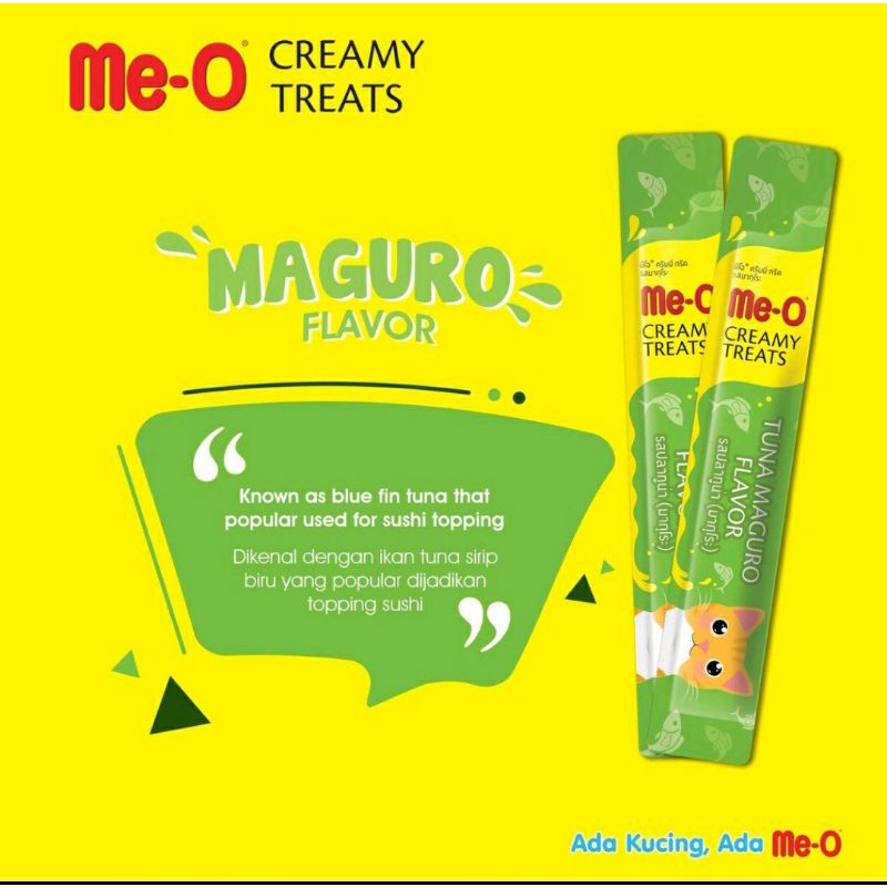 MEO CREAMY TREATS / LIQUID ME-O / Meo Creamy Treats 60gr | Meo Liquid Snack Kucing 60gr