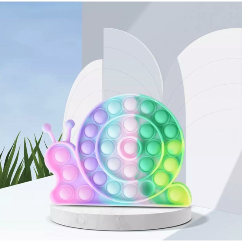 POP IT VIRAL / POP IT RAINBOW / POP IT BOBA-Snail