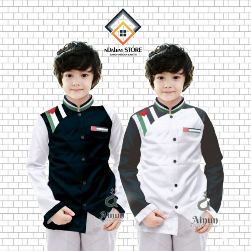 baju koko anak anak PALESTINA KOKO PALESTINA