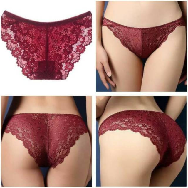 Celana Dalam Wanita G String Sexy Renda