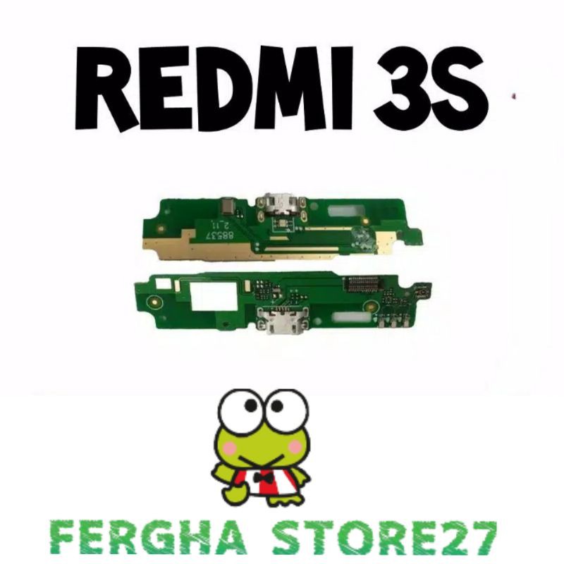 BOARD PAPAN CAS KONEKTOR CONEKTOR CHARGER XIAOMI REDMI 3S PLUG IN MIC ORIGINAL