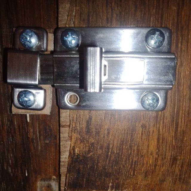 Kunci Grendel Slot Jendela 2 Inch Stainless Steel Door Bolt Slot 5 Cm Grendel Kunci Pintu Laci