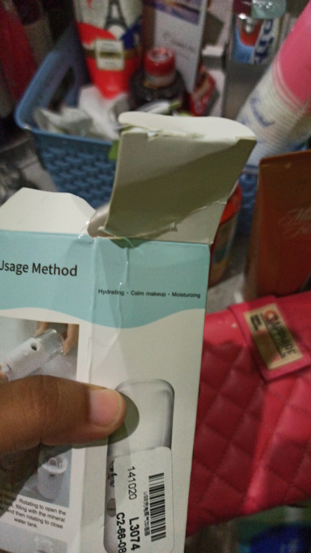 Nano Mister Air Humidifier Genggam Mini Portable Usb Rechargeable Untuk Wajah