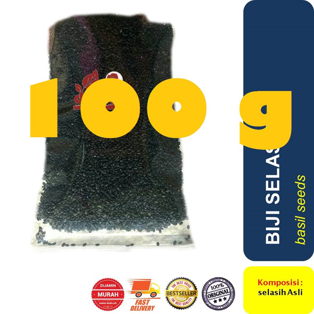 

100 gram Biji Selasih