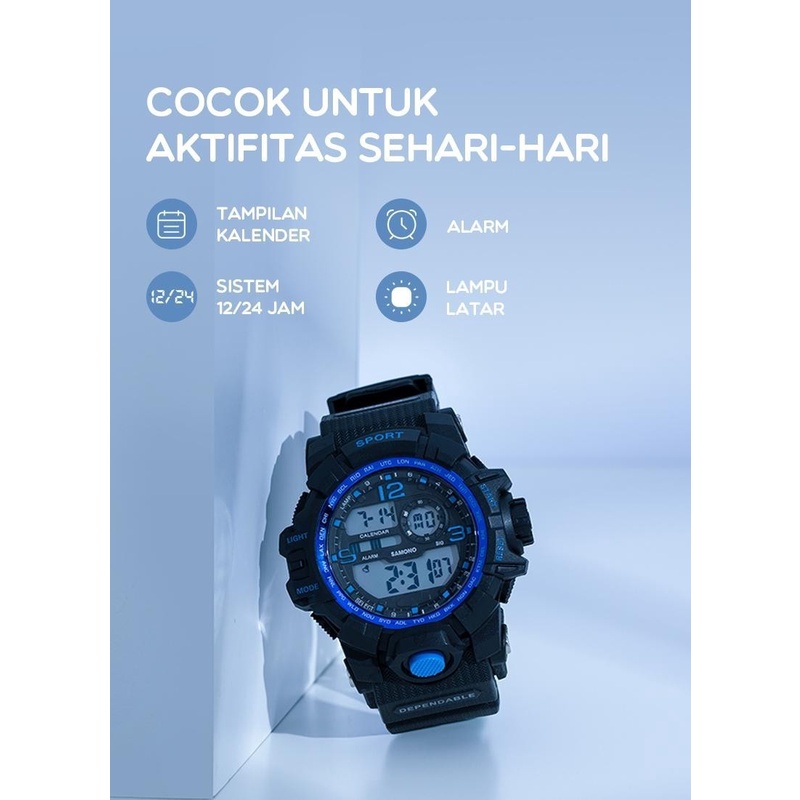 Jam Tangan Samono Digital LED Waterproof SW001