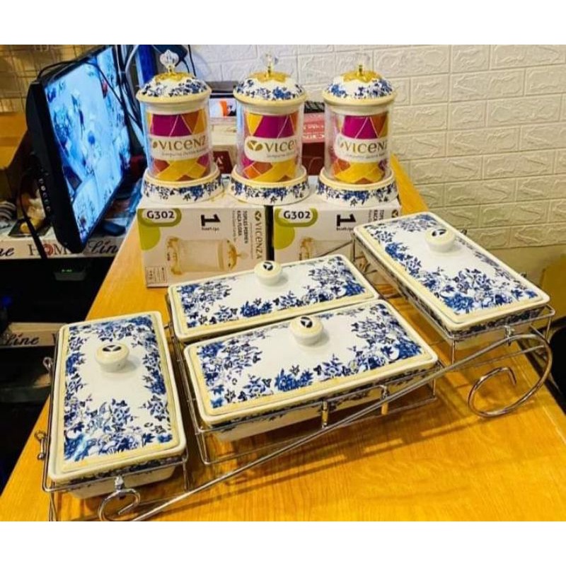 Paket Vicenza Toples GA302 Dan Wadah Saji BA808