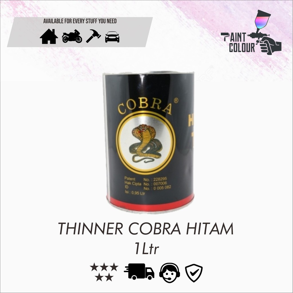 THINNER COBRA HITAM 1 LITER