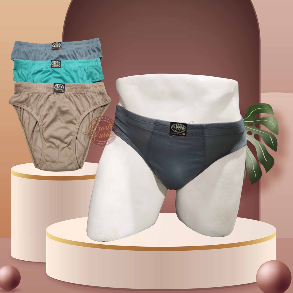 Celana Dalam Pria Sempak Pria Dewasa  POLOS Satuan Murah M L XL XXL