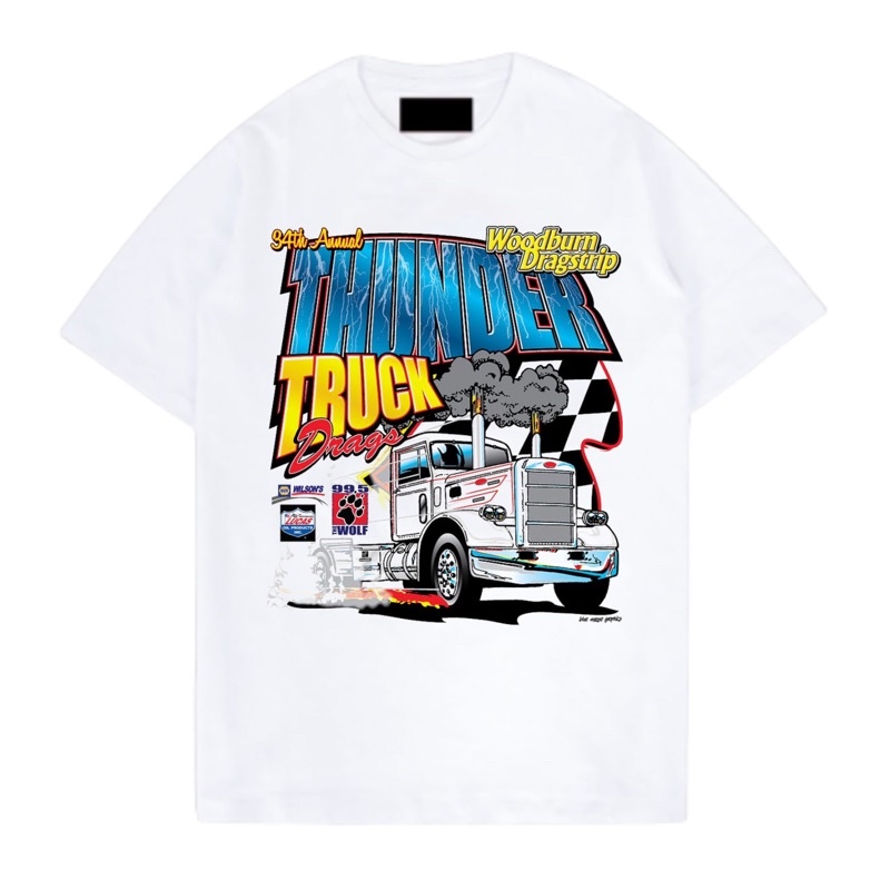 KAOS VINTAGE NASCAR THUNDER TRUCK DEWASA ANAK | T-SHIRT NASCAR CHAMPIONSHIP | KAOS BAJU MOBIL BALAP