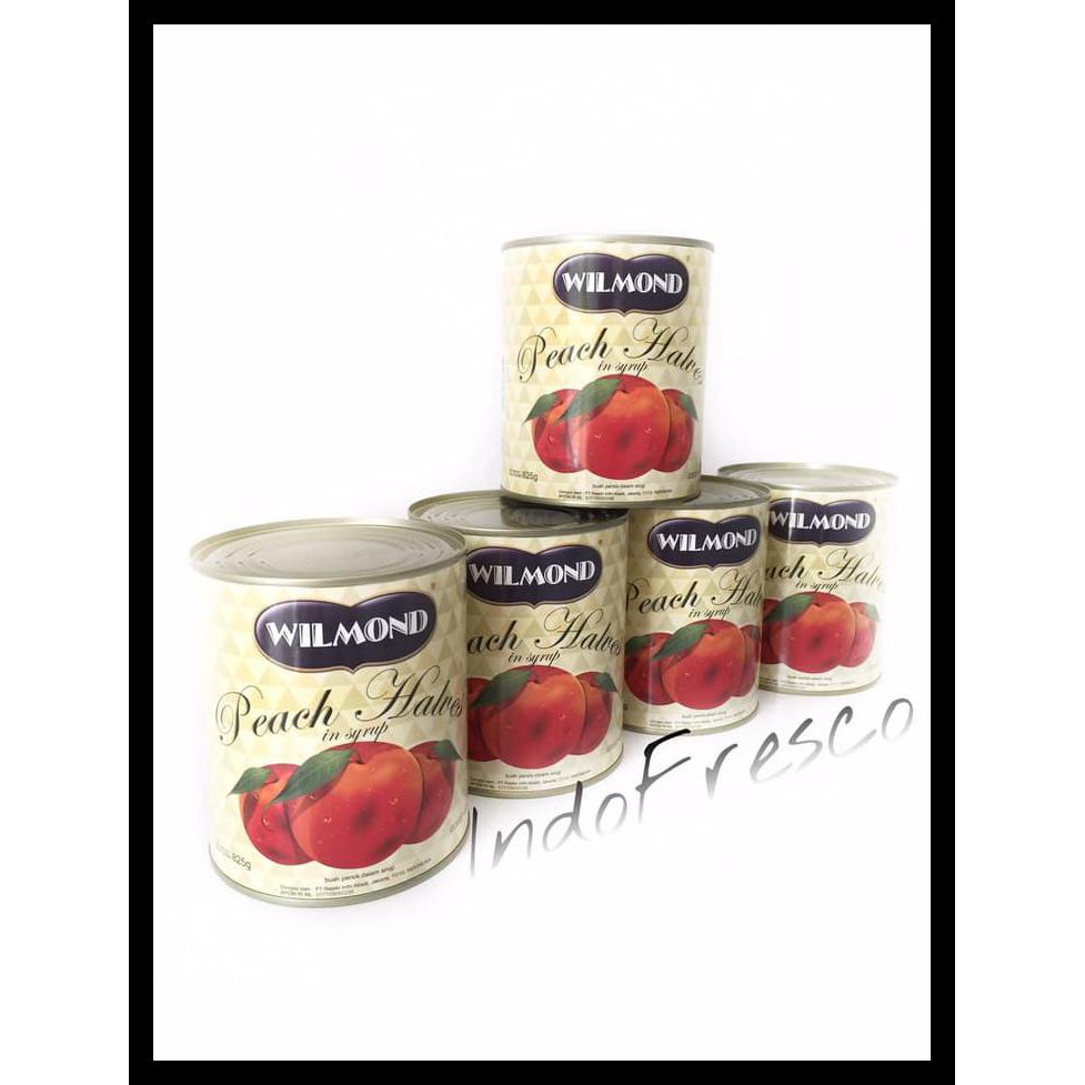 

DISKON! Wilmond Peach Halves In Syrup Canned- Buah Persik Kaleng 825g